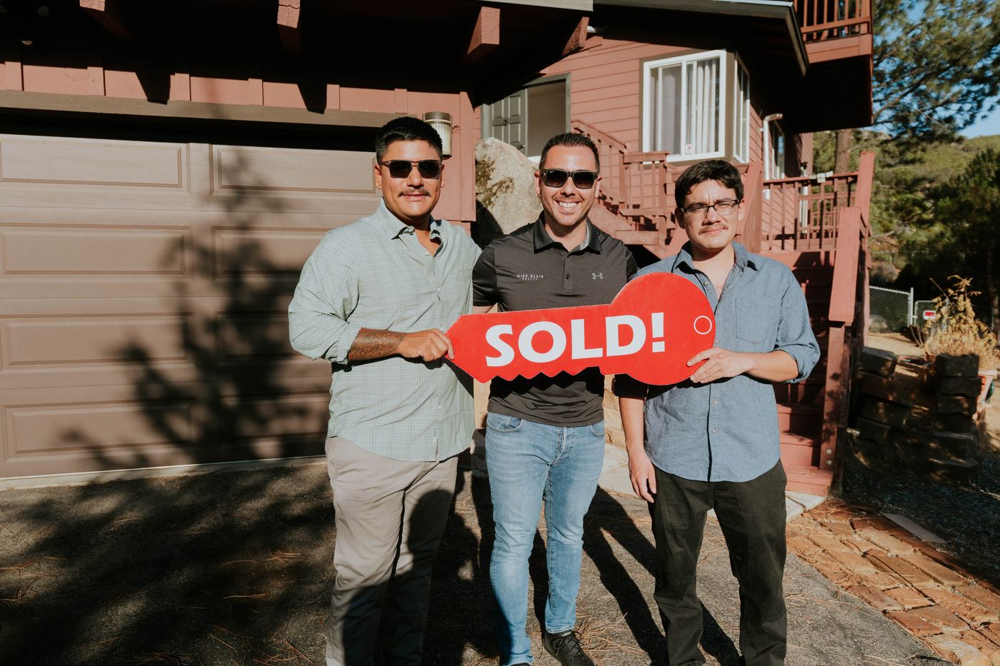 David & Alex on closing day