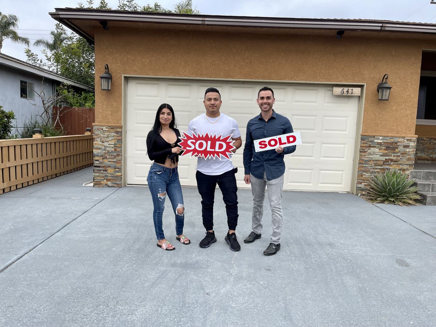Jaime & Jackie on closing day