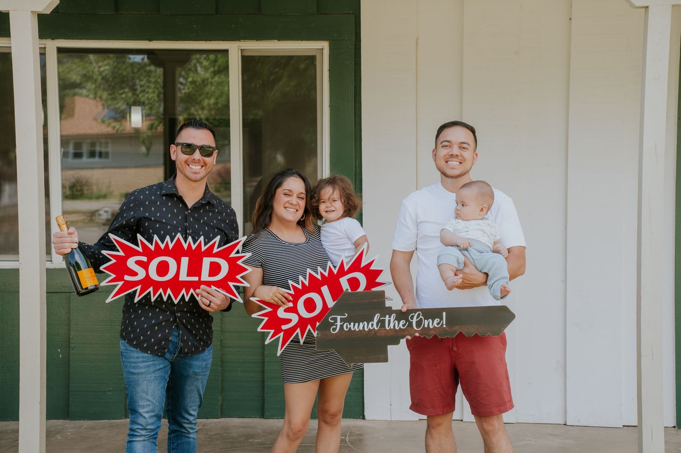 Kenny & Adriana on closing day