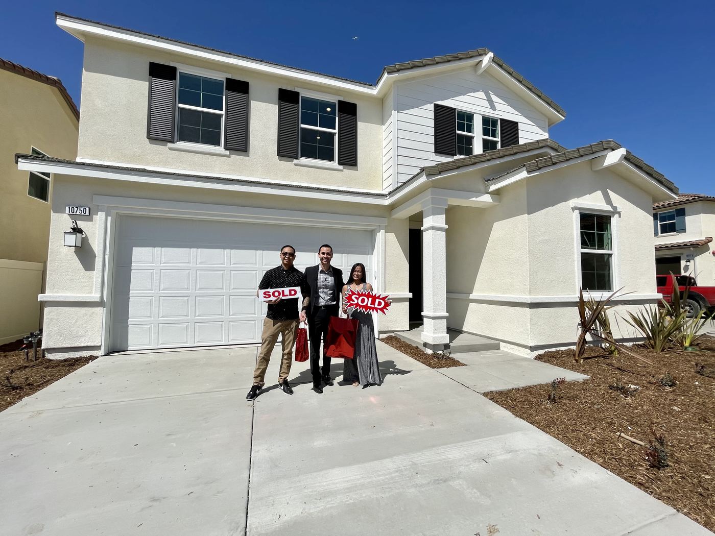 Ryan & Chelledee on closing day