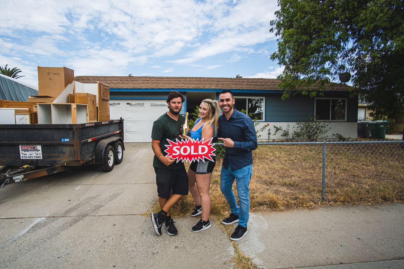 Tyler & Lauren on closing day