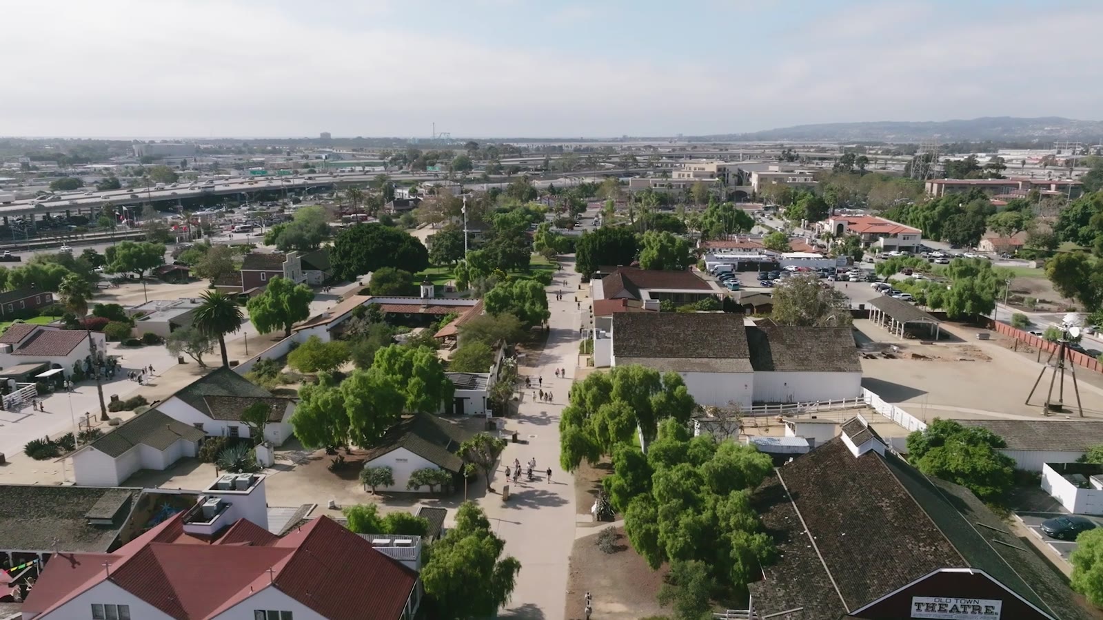 San Diego neighborhood from above